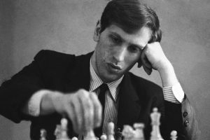 Bobby Fischer, America?s 28-year-old chess grandmaster, is preparing for the most important event to far in his deadly serious playing life shown August 26, 1971: a single-handed, pawn-to-pawn confrontation with the entire Russian chess establishment, for the world championship in chess. If the Brooklyn born Fischer wins, he?ll be the first American ever to hold the official title, and the first non-Russian victor in 25 years. (AP Photo)